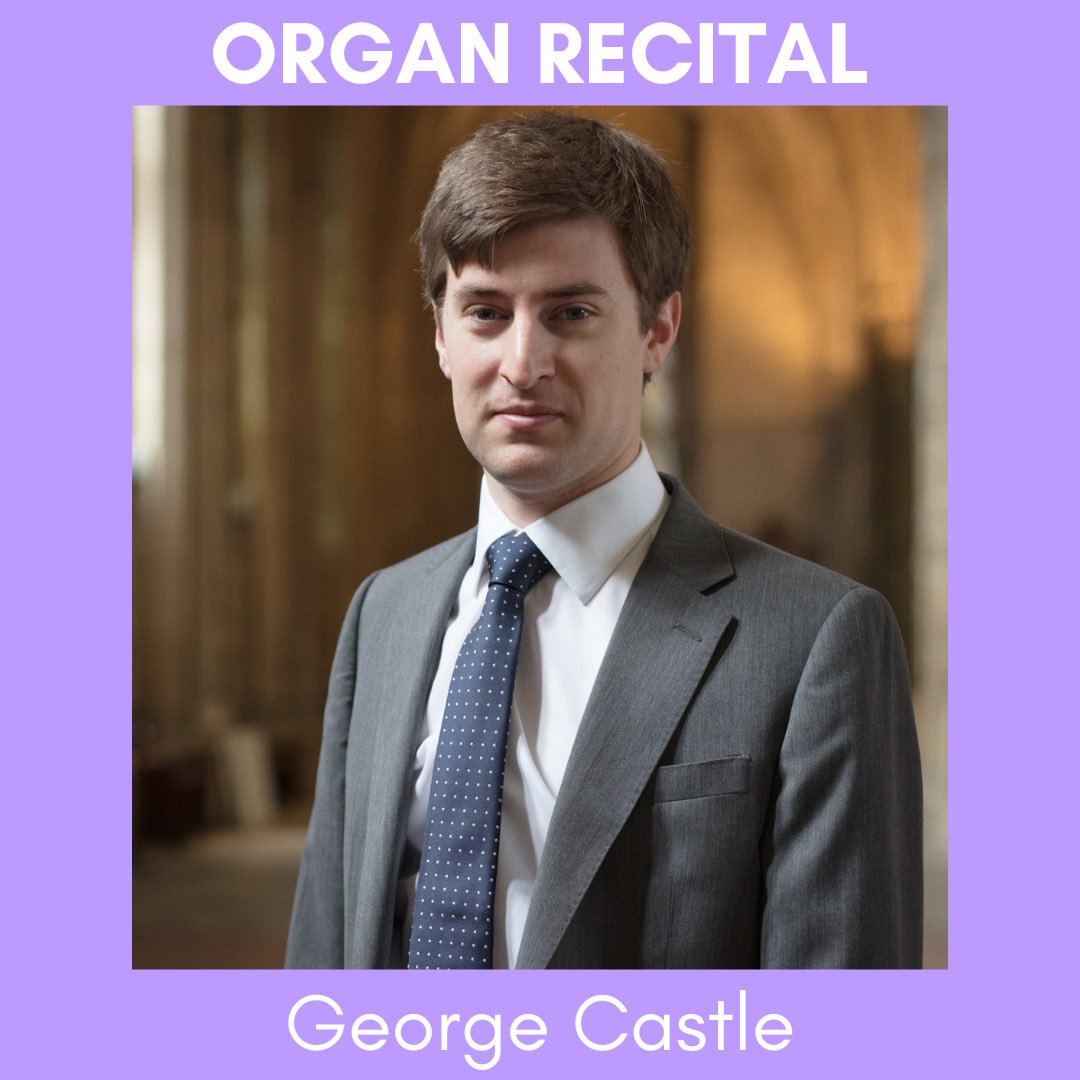 Today’s Organ Recital is brought to you by George Castle! He presents a varied programme, including works by Bach, Vierne and Mendelssohn. For a short biography and full programme see our website. Join us in chapel at 1.10pm, or via live-stream. youtube.com/live/iBGi-ctsz…