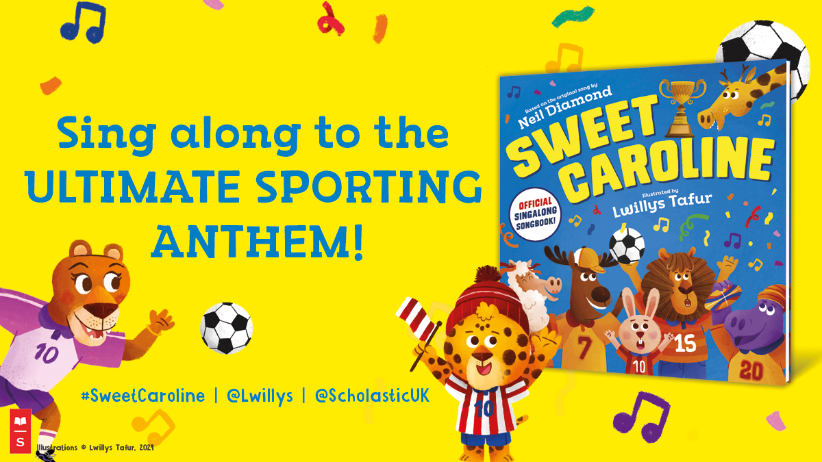 Good times never seemed so good! Sing along to the ultimate sporting anthem with the only official Sweet Caroline songbook. Out today! @Lwillys