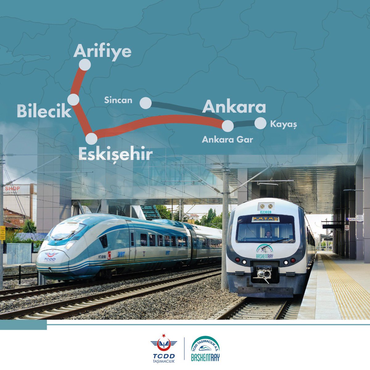 🌄 Rotamız Sapanca, ulaşım aracımız tabii ki raylı sistemler!   @YHTTCDD ile; 🚄 Sakarya Arifiye YHT istasyonunda iniyoruz.   @Marmaraytcdd ile; 🚄 Marmaray Gebze istasyonundan Ada Ekspresi’ne binip Sapanca istasyonunda iniyoruz. @baskentray ile; 🚄 Ankara istasyonunda inip