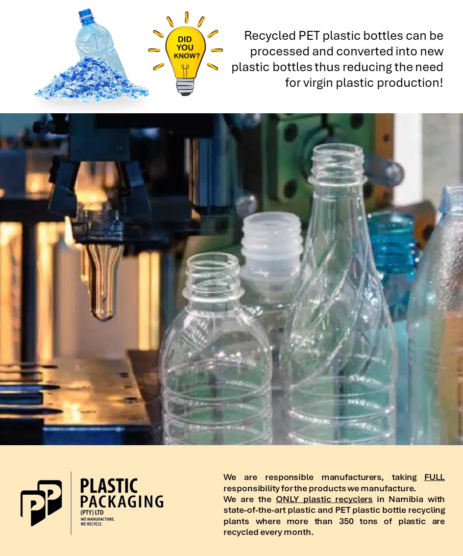 Visit our website to see how we recycle plastic in Namibia
ppnam.com/namibia-polyme…
#plasticpackaging #CCBANamibia #reduce #reuse #recycle #recyclingplant #recyclingNamibia #PETrecycling #plasticbottlerecycling #reducewaste #wastemanagement #wastemanagementsolutions