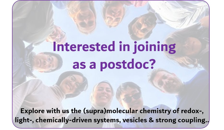 My group is looking for a postdoc, with a lot of flexibility on topic and starting date. Skills in molecular chemistry would fit, but this person might reinforce our expertise in vesicles or strong coupling: such backgrounds may also fit. For info: euraxess.ec.europa.eu/jobs/231777