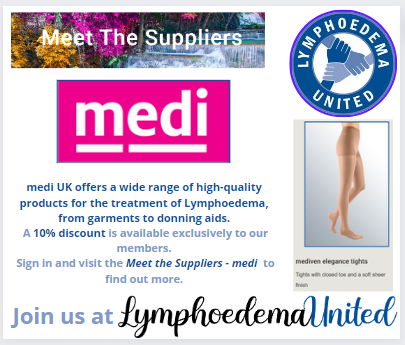 A variety of compression garments are available for men and women from @mediUKLTD, with 10% off listed products using your member’s discount code. Visit lymphoedemaunited.com/meet-the-suppl… in bio. #lymphoedema #lymphoedemaawareness #compression #lymphie #lymph #medi @mediUKLtd