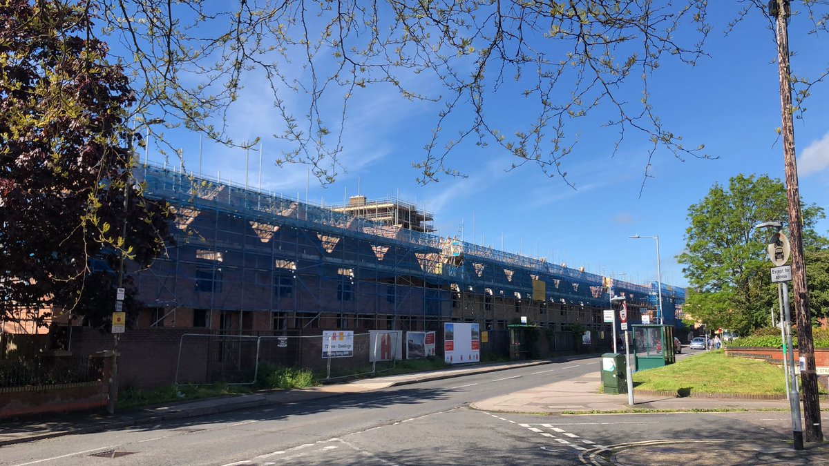 Progress looking good on Handford Road @IpswichGov @IpswichLabour First group of new Social Houses available later this year.