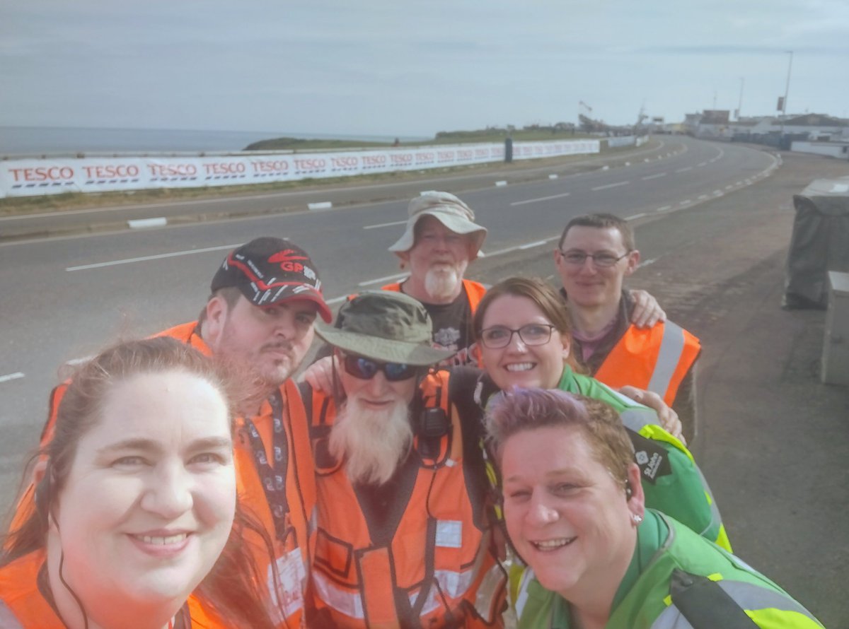 Good morning from the team at Millbank Ave @northwest200 . Roads closed, sun shining and ready for practice. Wishing everyone involved a safe and enjoyable day #roadracing #OrangeArmy 🦺🏍️🌤️🏁