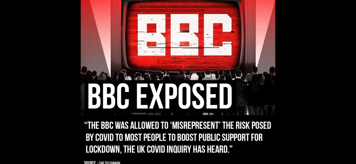 This 👇
The @BBCNews bullshitted about the severity of coNvid in order to brainwash people to follow the lockdown nonsense. 

You couldn’t make it up, but THEY did.
#DefundTheBBC