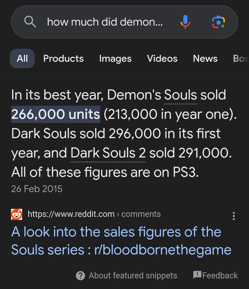 Or better yet, imagine if someone shutdown Fromsoft because the first Souls game wasn't a megahit