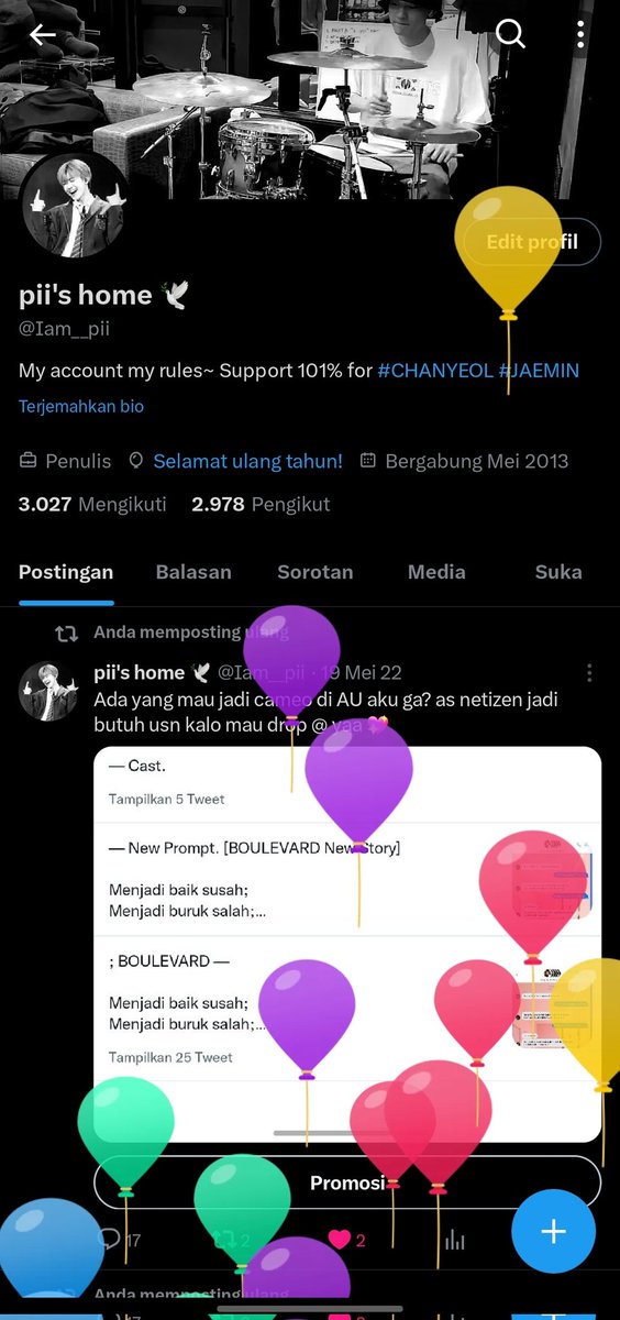 Yaeeeeyy it's my birthday 🎁🎈🎉