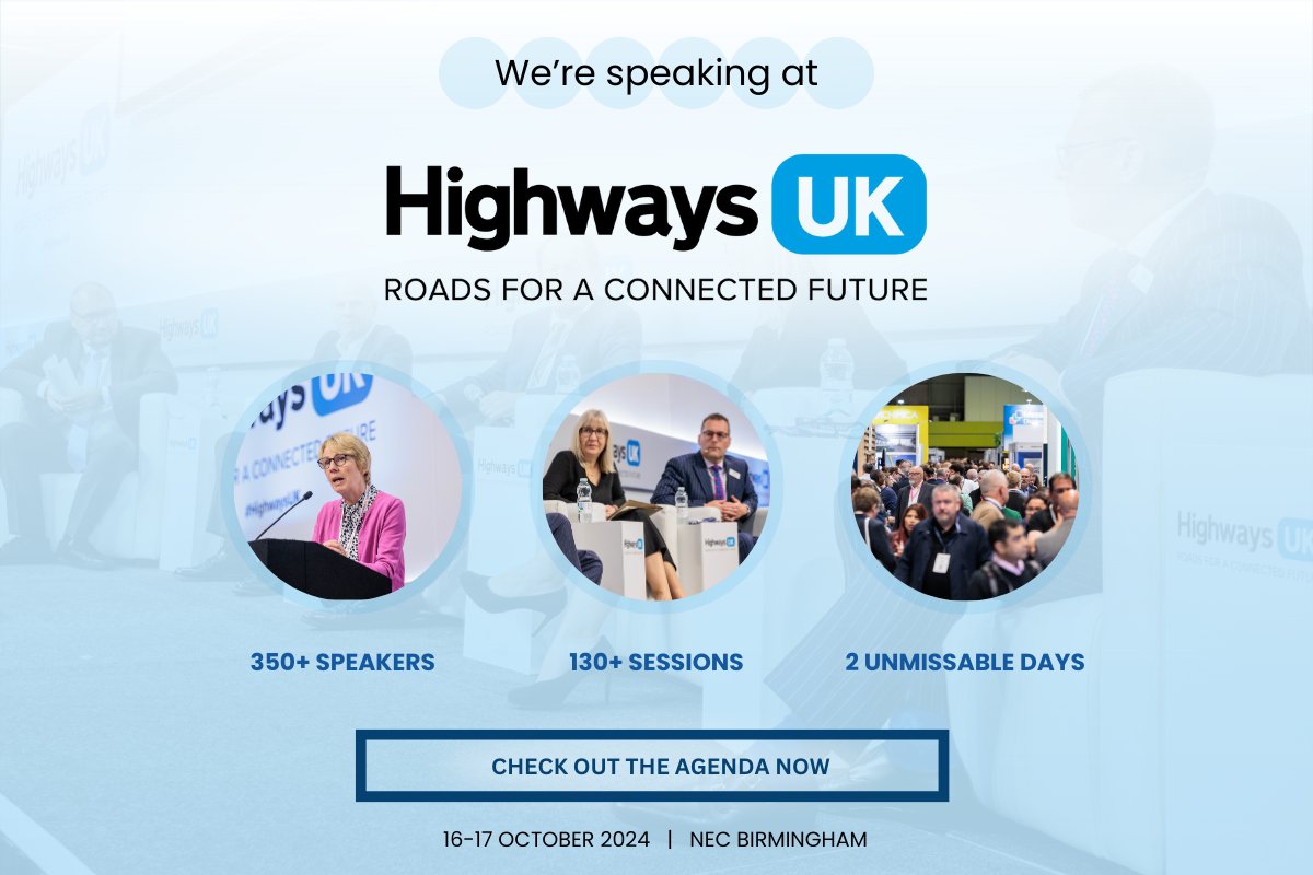 The agenda for @HWYSUK 2024 has been released. CIHT's Chief Executive, Sue Percy will be speaking on the 'Connecting customers with confidence through an optimised strategic road network' panel. Find out about all the other things on the agenda HERE: terrapinn.com/exhibition/hig…