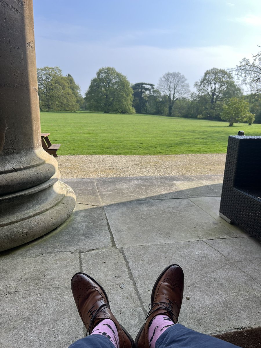 The view from the office is not bad today #pinksocks