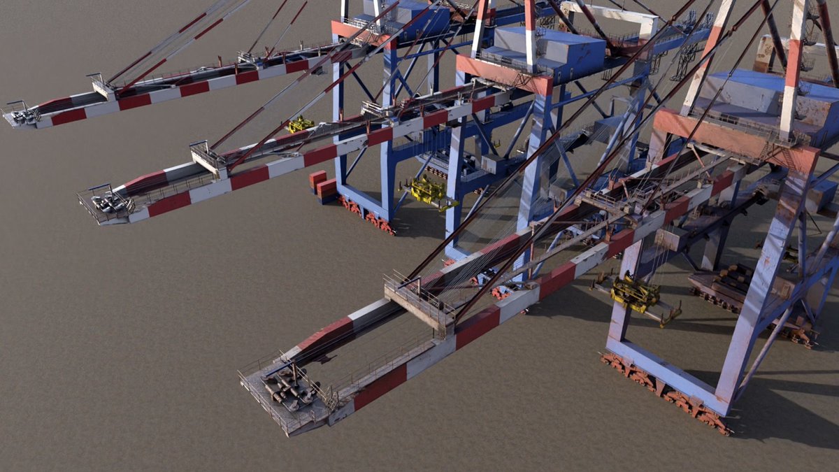 Huge #3d Habour Crane #3d ready for #Realtime #Rendering #VirtualProduction #GameDevelopment #Filmmaking #ExtendedReality

Unity
assetstore.unity.com/packages/3d/pr…

Sketchfab
sketchfab.com/3d-models/larg…

CGTrader
cgtrader.com/3d-models/indu…

#GameDev #Unity3d #UnrealEngine #B3d #C4d #IndieDev #VR