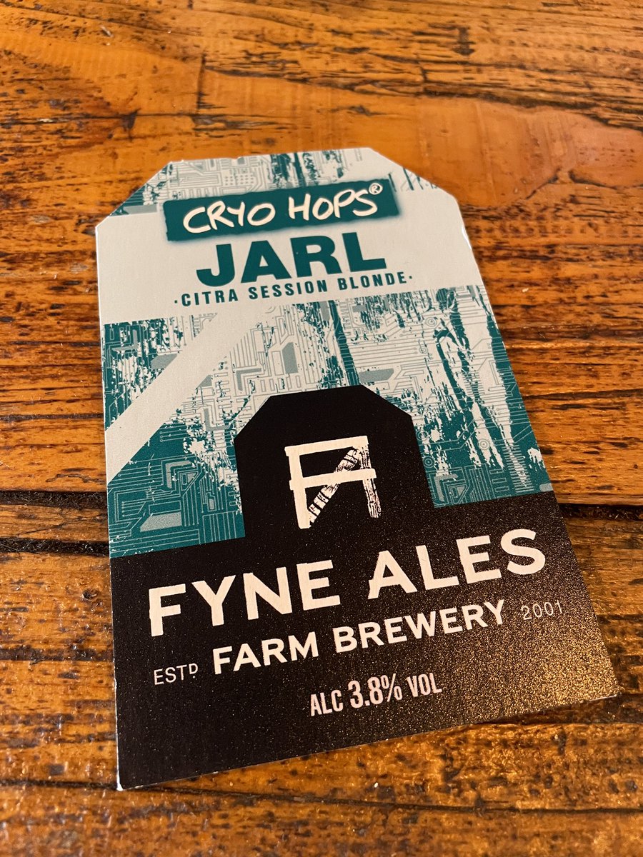 Remember the classic Jarl?

Well this is Jarl on a night out, lashings of cryo hops make this the hoppier version of Jarl.

Pouring tomorrow.