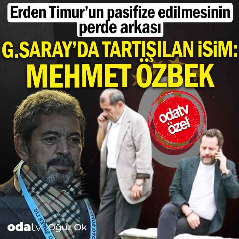 Erden Timur'un pasifize edilmesinin perde arkası... Galatasaray'da tartışılan isim: Mehmet Özbek
odatv.com/spor/erden-tim…

#Odatvözel