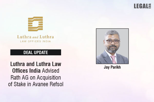 Luthra And Luthra Law Offices India Advised Rath AG On Acquisition Of Stake In Avanee Refsol Team : Jay Parikh, Saranya Lal and Rath AG Link to read full News : legaleraonline.com/deal-street/lu… #LuthraandLuthraLawOfficesIndia #RathAG #RefractoryIndustry #LegalEra @LuthraAndLuthra