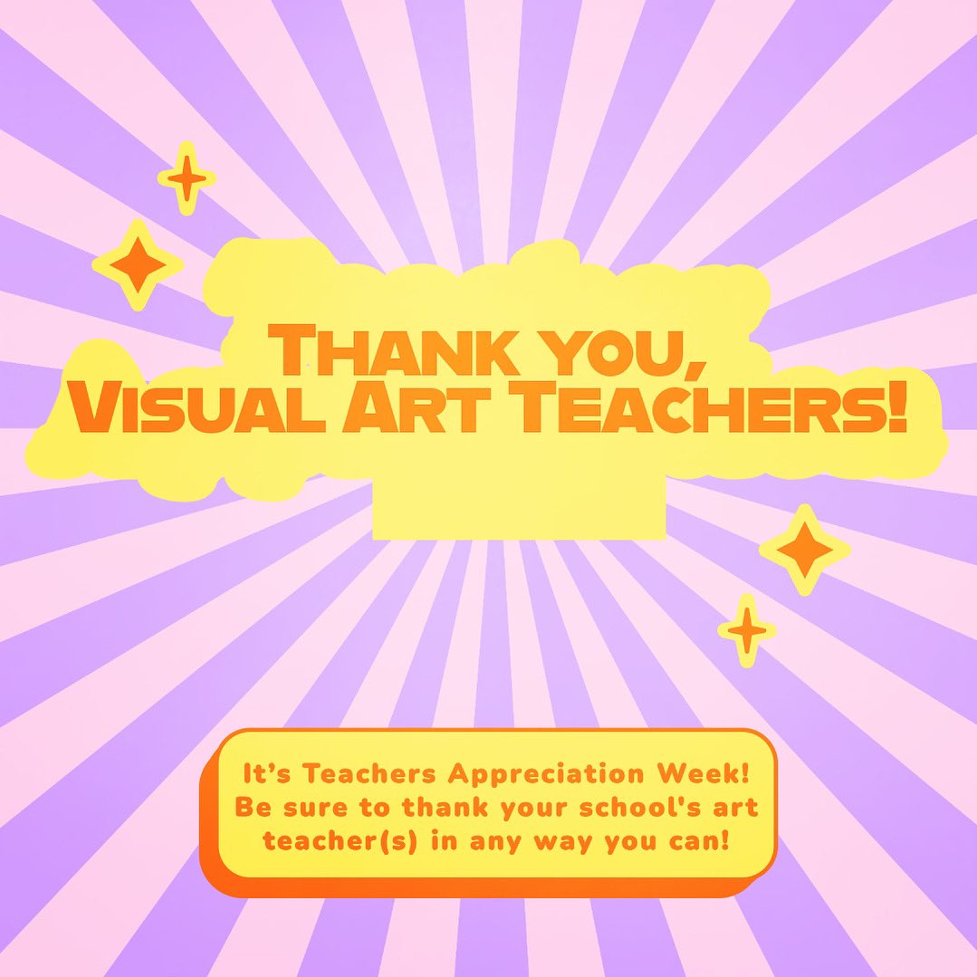 #pcsarts #pcsvisualarts #arteducation #TeacherAppreciationWeek #artteachers  #artneverstops