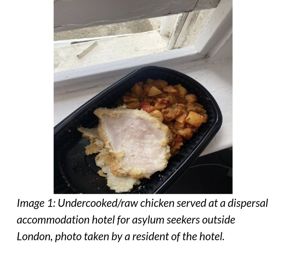 1/7🧵 Racism and the Food System: Asylum Hotels and Beyond - @RoxyCavalcanti and me in @IRR_News We argue that rotten food served in the asylum hotels is now endemic. It is no aberration or accident and needs to be viewed in the context of 'food systems' irr.org.uk/article/racism…