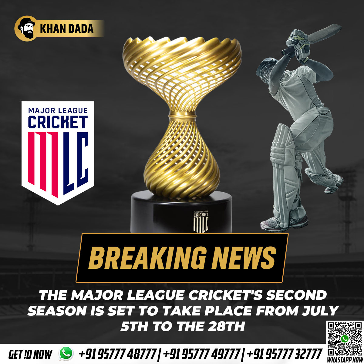 The second season of MLC is scheduled to be played between July 5th and 28th, 2024.🏏🏆 #MLC #USA #MLC2024 #IPL2024 #NitishReddy #KritiSanon #RishabhPant #JanhviKapoor #MIvsSRH #VoteForFan #Umpire #SanjuSamson #SamPitroda #MetGala #Africans #kolkatapolice #ALIA #Warner #Mumbai