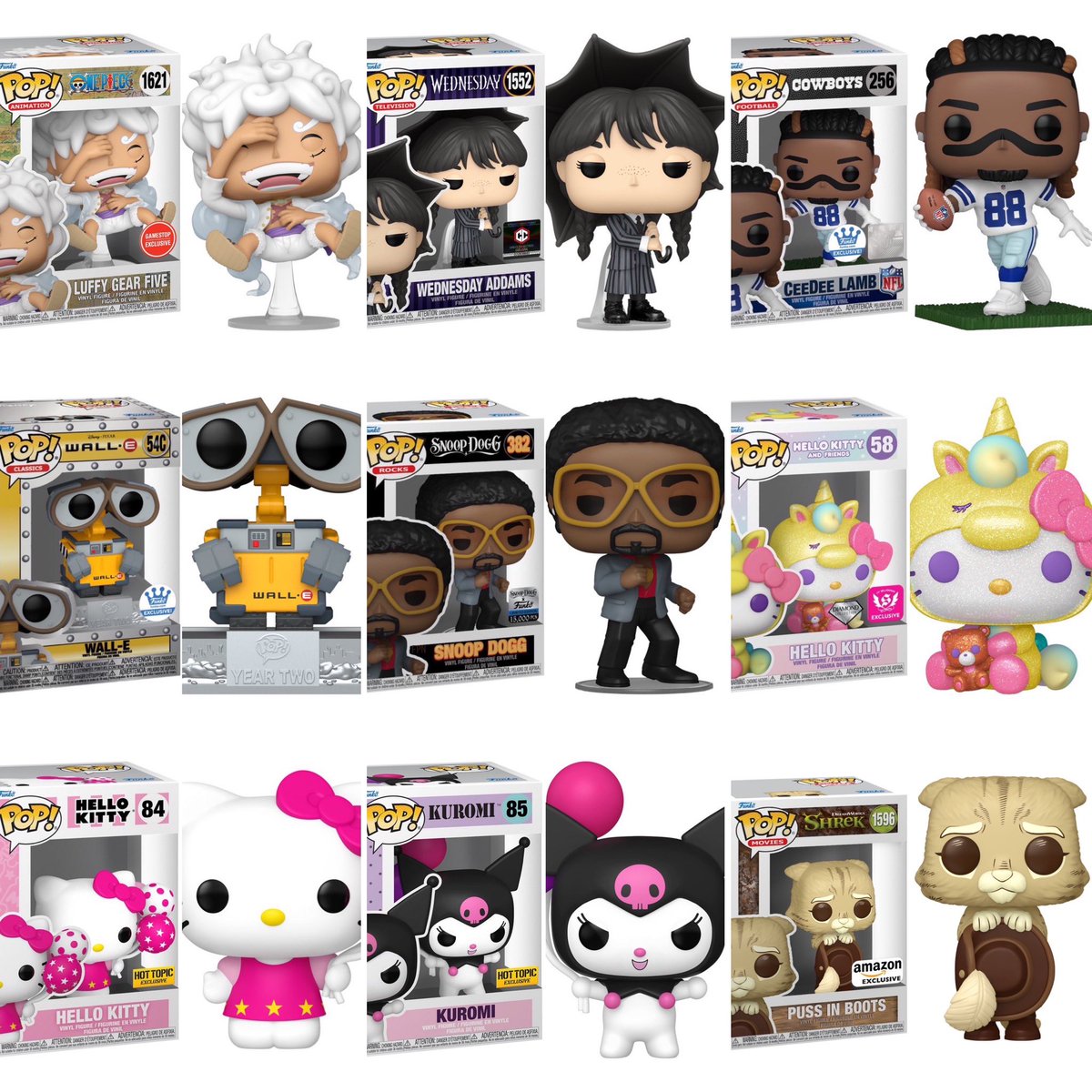 Recap of the new exclusive reveals! Make sure you have notifications on so you don’t miss out! Currently only Puss is live ~
Linky ~ fnkpp.com/AmPuss
#Ad #FPN #FunkoPOPNews #Funko #POP #POPVinyl #FunkoPOP #FunkoSoda