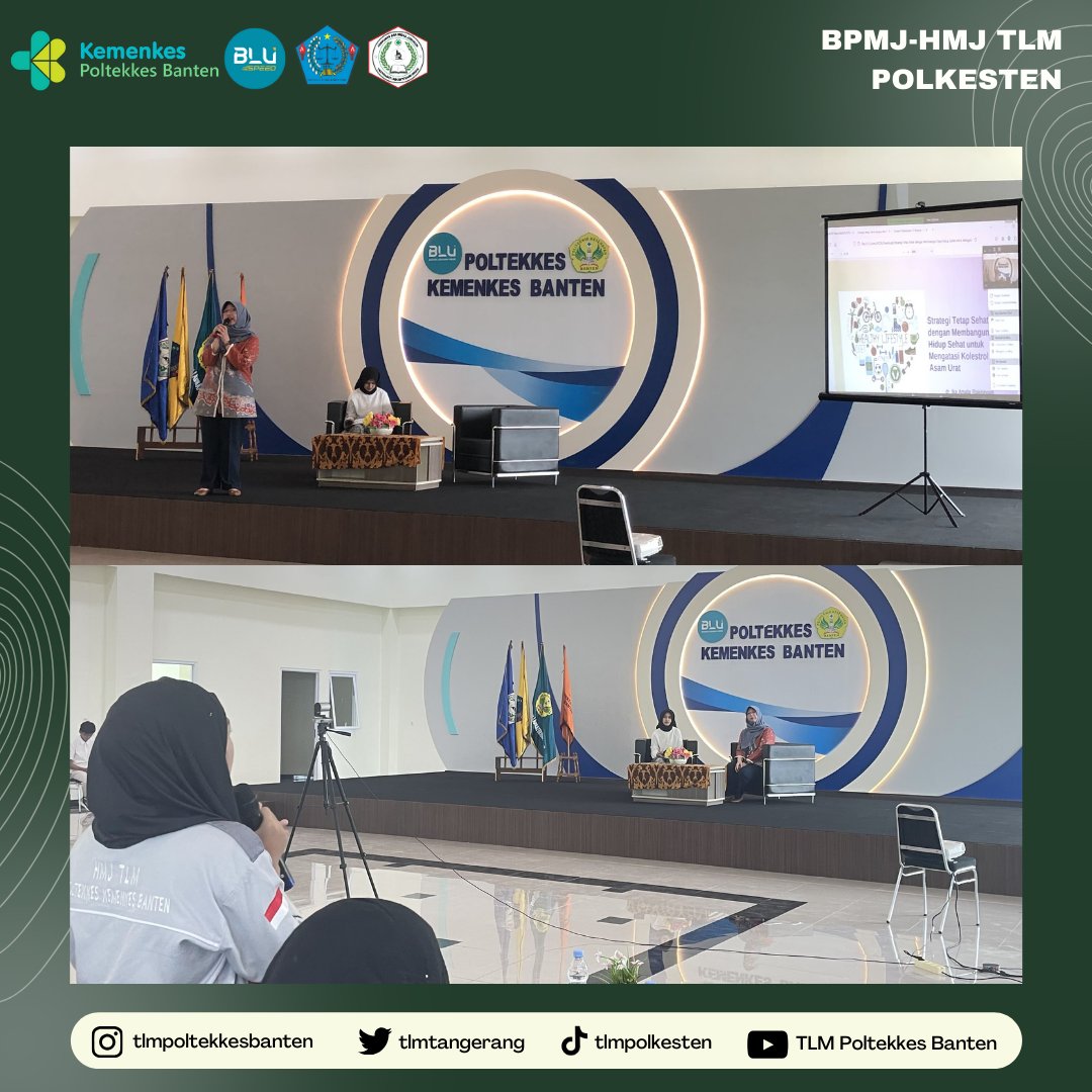 tlmtangerang's tweet photo. Telah terlaksana Penyuluhan Kesehatan 2024 dengan tema "Strategi Tetap Sehat dengan Membangun Gaya Hidup Sehat Untuk Mengatasi Kolesterol dan Asam Urat". Yang dilaksanakan pada:
📆: Sabtu, 4 Mei2024
⏰: 08.00 WIB - Selesai
📍: Aula Laboratorium Terpadu Poltekkes Kemenkes Banten https://t.co/nk0EJDCaLM