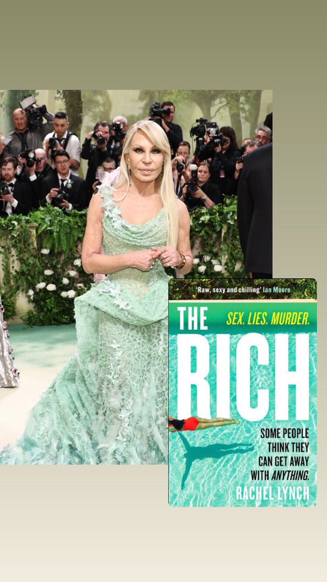 And Donatella Versace #LooksToBooks 
#TheRich @r_lynchcrime @canelo_co