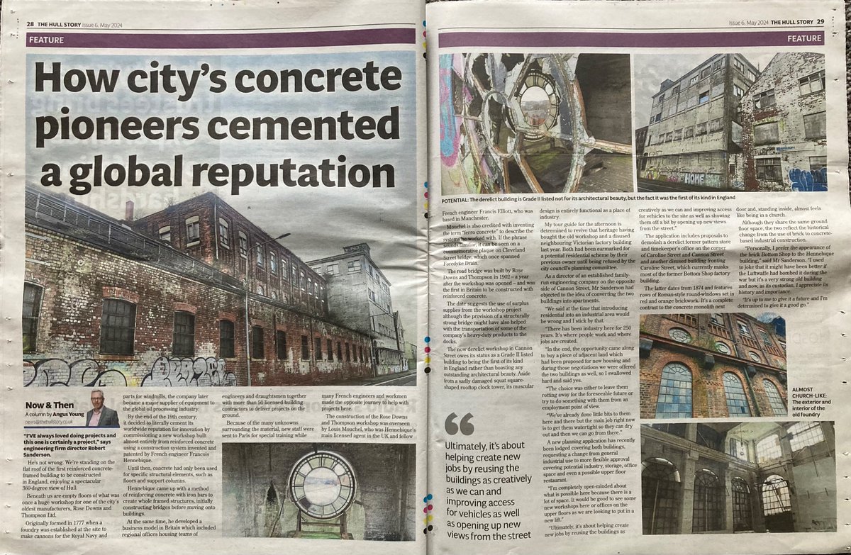 My column in this month’s @StoryHull on plans to breathe new life into a very solid chunk of Hull’s industrial history.