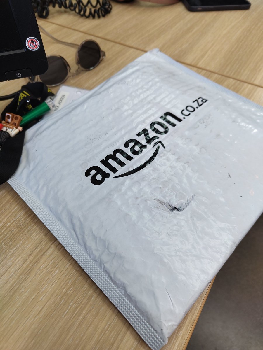 Ordered at 10h40 yesterday and delivered 22ish hours later. #amazoncoza