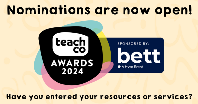 250,000 educators are waiting to discover your resource! Enter the #TeachAwards via our speedy form and let us amplify your impact by helping you get your resources in front of teachers! 👉👀 bit.ly/3JDOl6r Sponsored by @bett_show