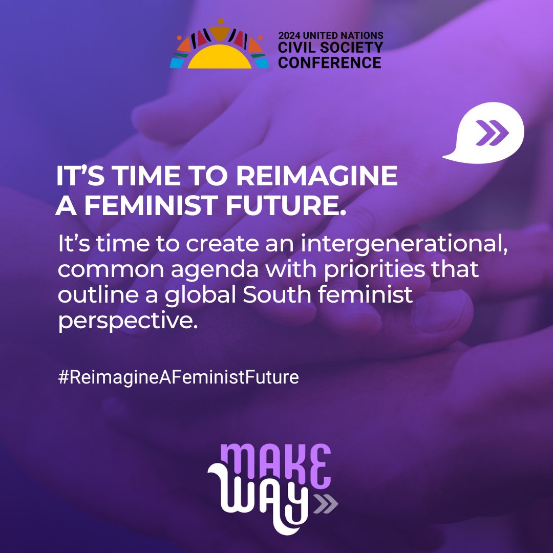 Powerful discussions at the #MakeWay event in Nairobi! Reflecting on the Pact for the Future, we demand a feminist and inclusive agenda, amplifying global south voices and countering backlashes. #ReimagineAFeministFuture #2024UNCSC #SummitOfTheFuture #UNMuteCivilSociety