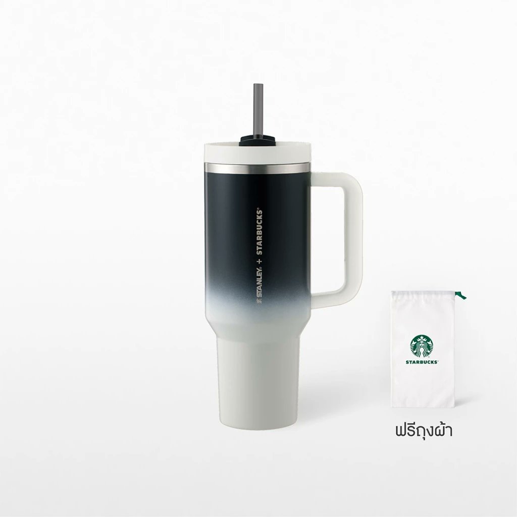 #Starbucks Stainless Steel Stanley Gradient Black White Cold Cup
ทัมเบลอร์ #สตาร์บัคส์ ขนาด 40ออนซ์ เปิดขายเฉพาะออนไลน์เท่านั้น ของใน Shopee มีหลุดมาเรื่อยๆนะคะ

ถ้าเข้าไปเจอของหมด ให้รอซักครู่ กดรีเฟรชไปเรื่อยๆ มีของหลุดมาตลอด

 🛒: shope.ee/4fa20afdjP 

#starbucksthailand