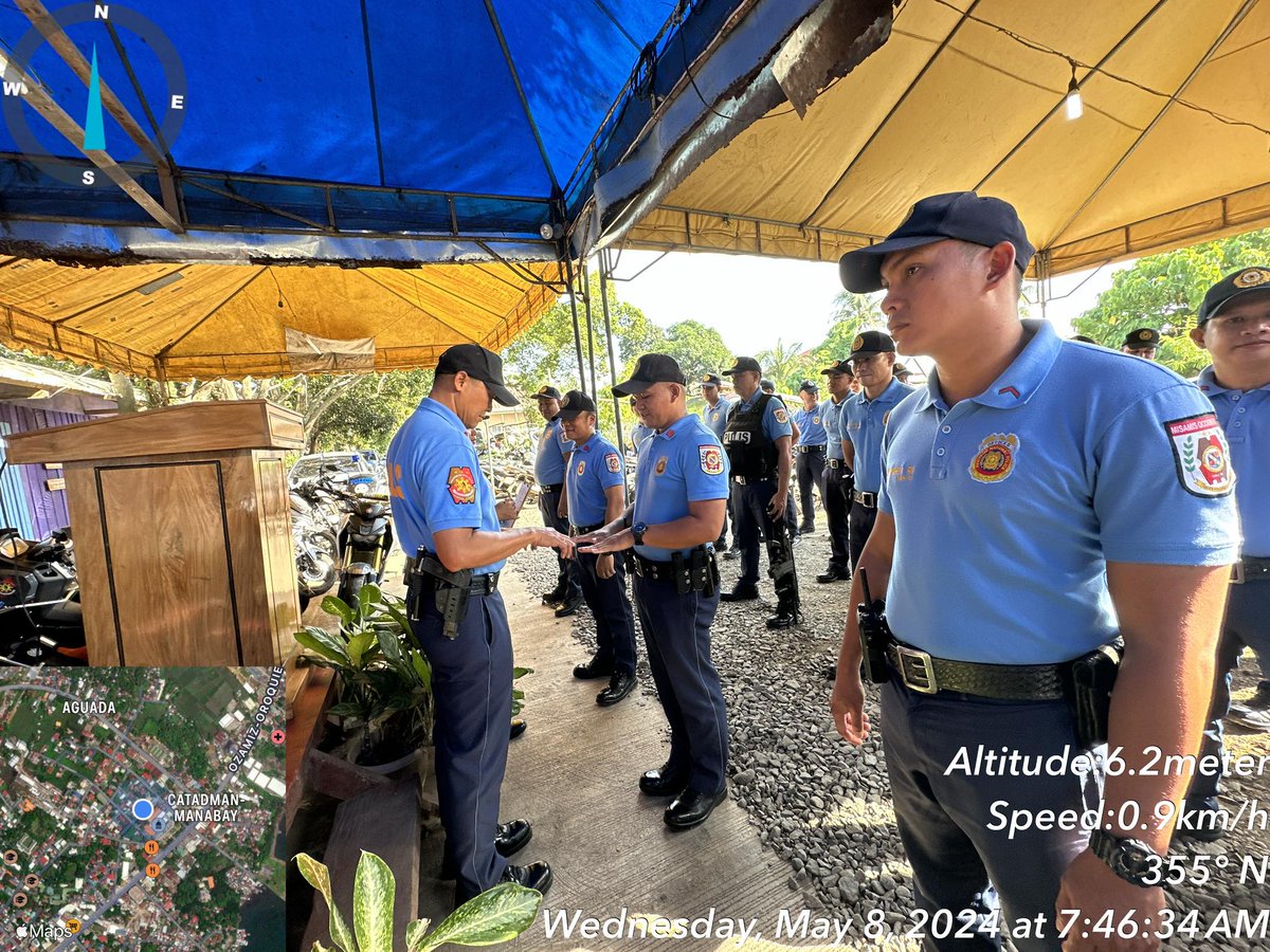 PEMS Stefin S Sebarios, CESPO of Ozamiz CPS together with PSSg Fredgeline U Taburada, Supply PNCO conducted On The Spot Inspection and Correction to the PNP personnel. The said activity was held in front of Ozamiz City Police Station, Ozamiz City, and ended on the same date.