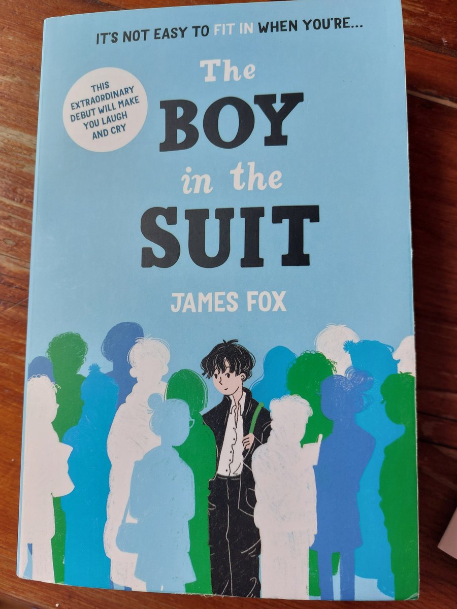 Publishing 12.9.24 The Boy in the Suit -A moving, unsettling and thought- provoking story. Solo's voice is so clear and strong that you root for him right from the start. I will carry this with me. Terrific writing!
@scholasticuk 
@JamesFoxWriter