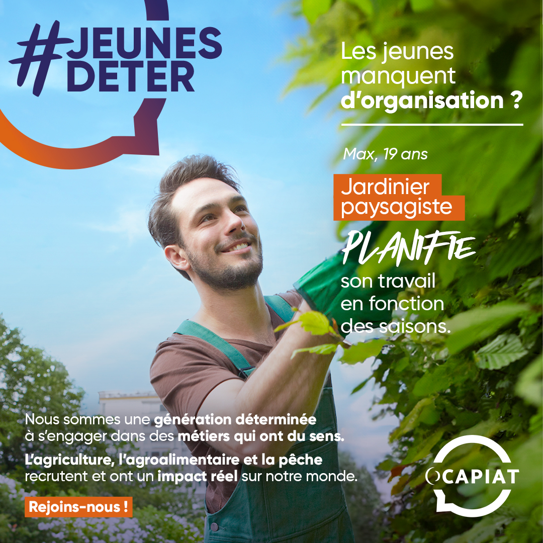 ocapiat's tweet image. 📎 Vous avez des idées reçues sur les métiers de l&apos;agriculture, de l&apos;agro-alimentaire et de la pêche ? 

OCAPIAT lance #JeunesDeter pour encourager les jeunes à s’inscrire dans un collectif et de rejoindre des #métiers qui ont un impact !

👉  lnkd.in/eYNNMejd