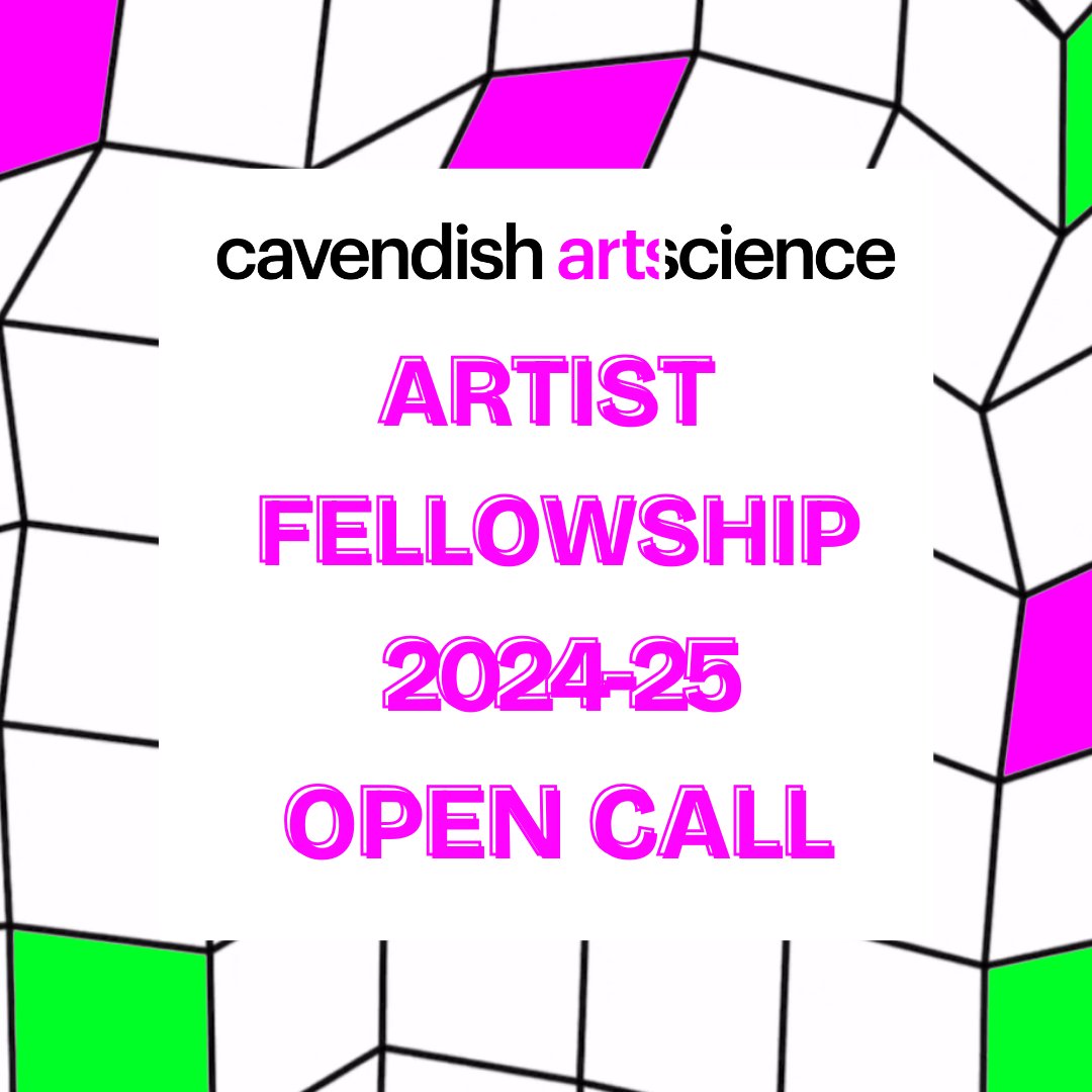 🚨 Artist Open Call! 🚨 Applications are open for @CavendishArtSci Fellowship @GirtonCollege @deptofphysics This unique collaborative financially supported opportunity is open to artists internationally. Deadline: 19 May 🔗 bit.ly/4a0YNj3 #CASOpenCall24