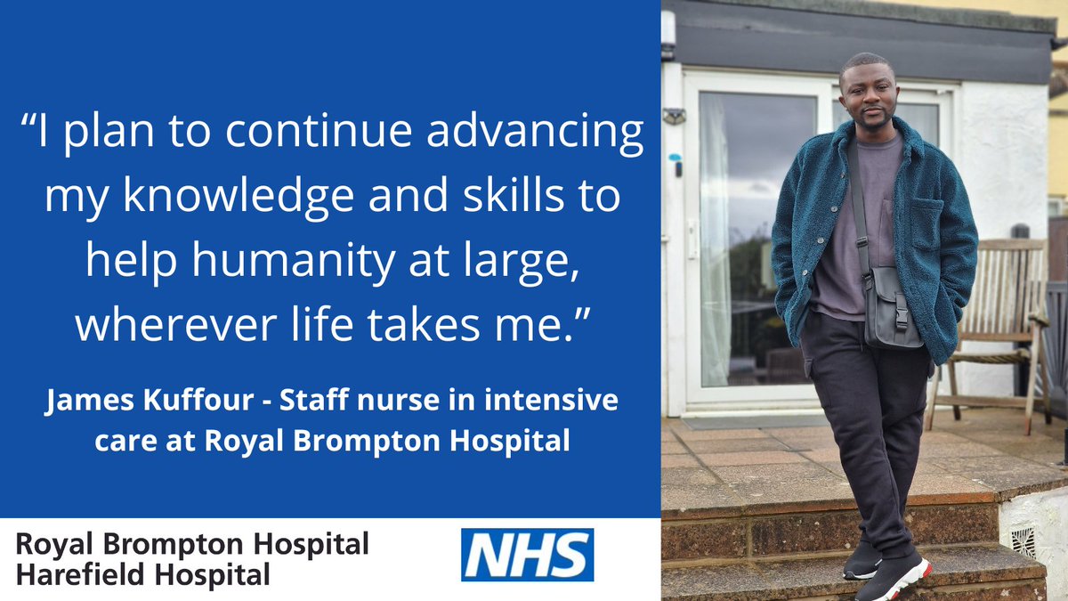 For staff nurse James, a career in nursing gives him the opportunity to help change people's lives. Read more about his journey which led him to working in the adult intensive care unit at Royal Brompton: rbht.nhs.uk/careers/what-o…