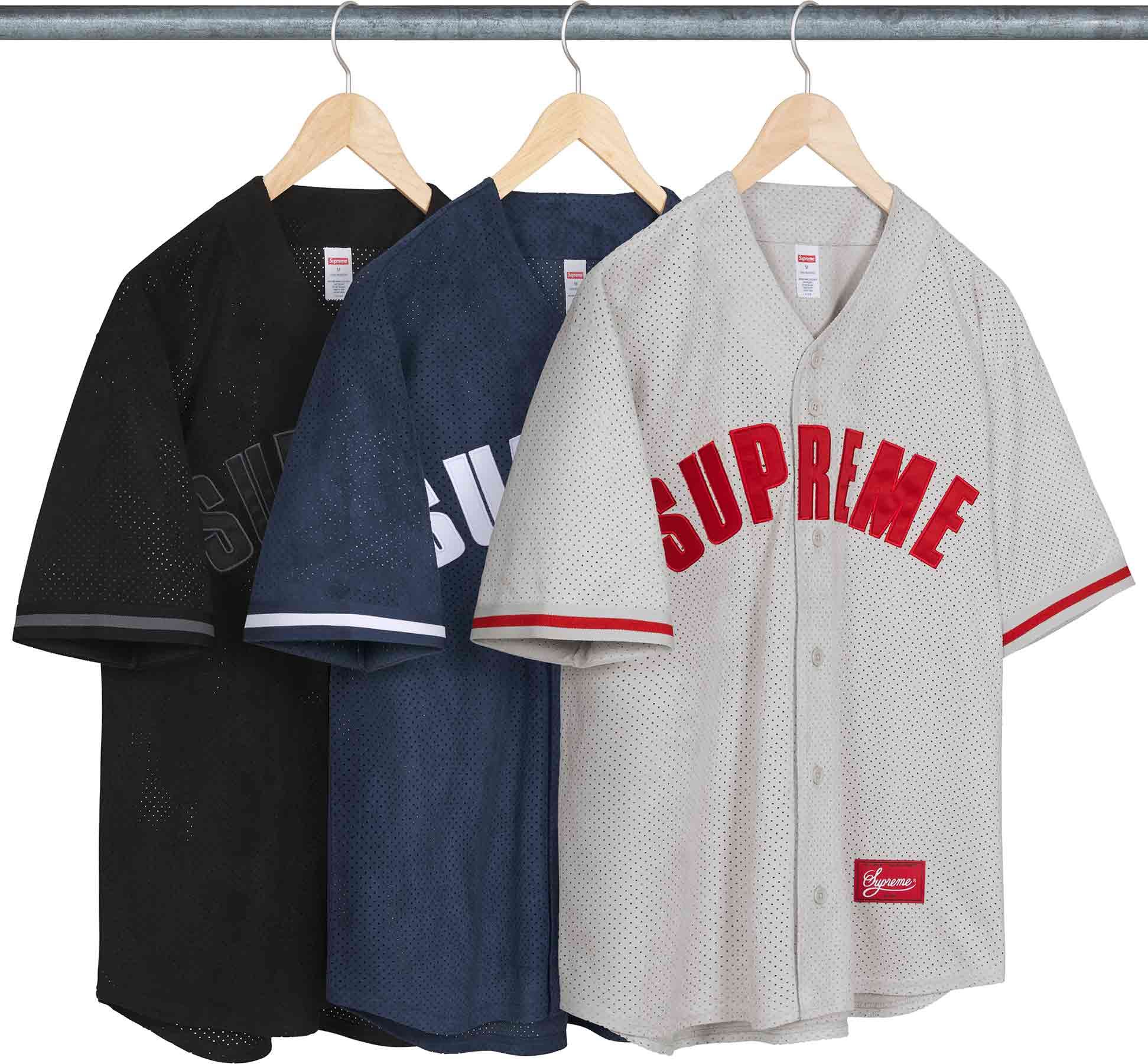 Supreme 2024SS Pinstripe Crewneck ピンクL
