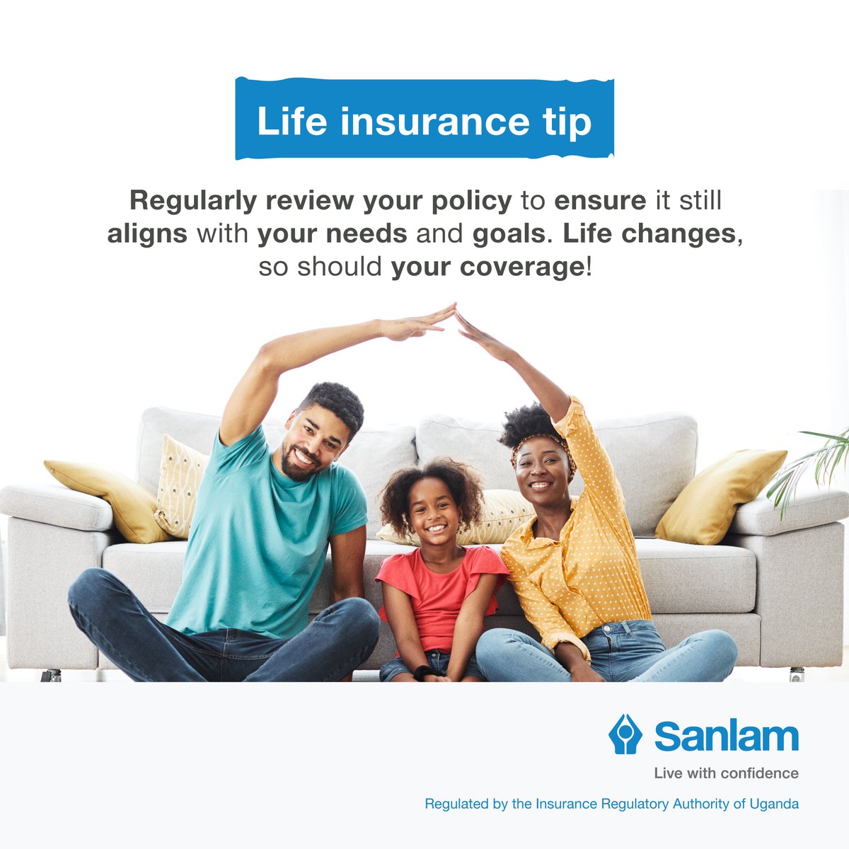 Here is your Sanlam Life Insurance Tip of the day. #SanlamLifeInsurance #LiveWithConfidence