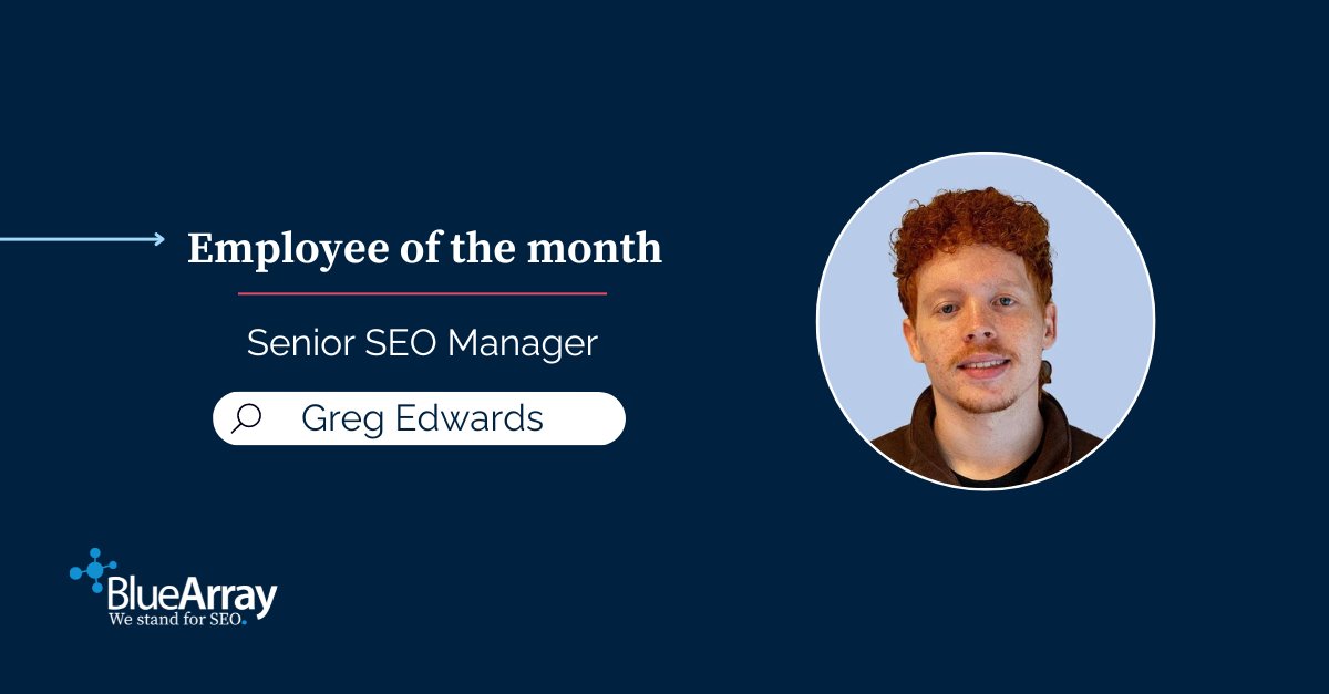 Greg Edwards was our Employee Of The Month in April 🎊 He: 🚀 Led on a new and exciting project 🤝 Attended two in-person training events 💡 Ran an in-person client day, being all the cogs, wheels, bells and whistles All whilst smashing his BAU and supporting the wider team 🥳