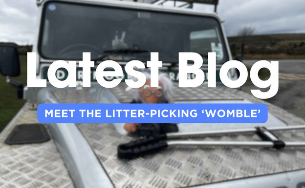 Dartmoor volunteer Gian and his litter-picking 'Womble' have recently collected their 72nd bag of rubbish whilst litter picking Dartmoor 🚮 Read more about their litter-picking mission in our latest blog 👇🏻 bit.ly/3y7x5Uk