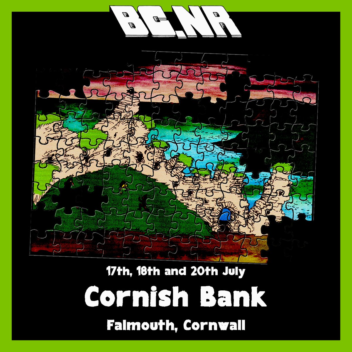 In July we will be playing three shows at The Cornish Bank in Falmouth. 

These will be small shows where we will road test new music that we’ve been working on over the last 12 months............................................................................................