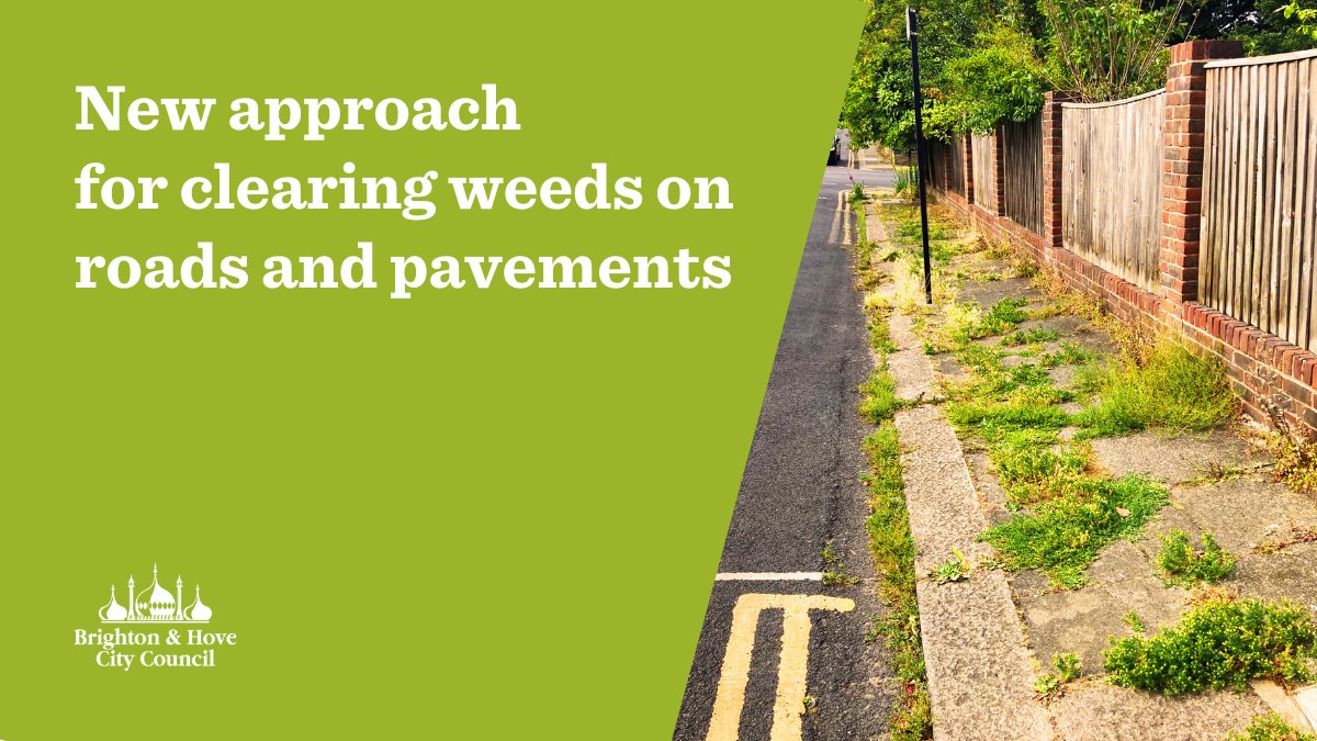 Weeds have left some streets unsafe or inaccessible From Monday, glyphosate will be used to target visible weeds on roads and pavements: ow.ly/vygu50RyLN1 It won’t be used in parks or where it's not needed 🌿Our Tidy Up Team can support anyone to clear their local area