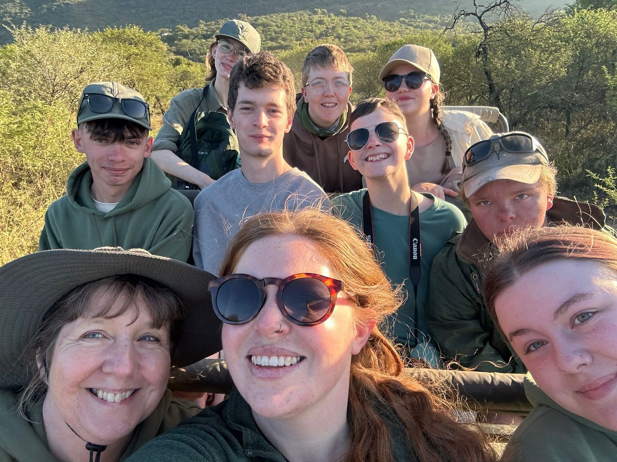 Our Animal Care Turing students have had a busy few days. They have watched mass game capture, had some downtime fishing and have been on an amazing trip to Nambiti Reserve where they were lucky enough to see elephants and cheetahs, among lots of other animals. @TuringScheme_UK