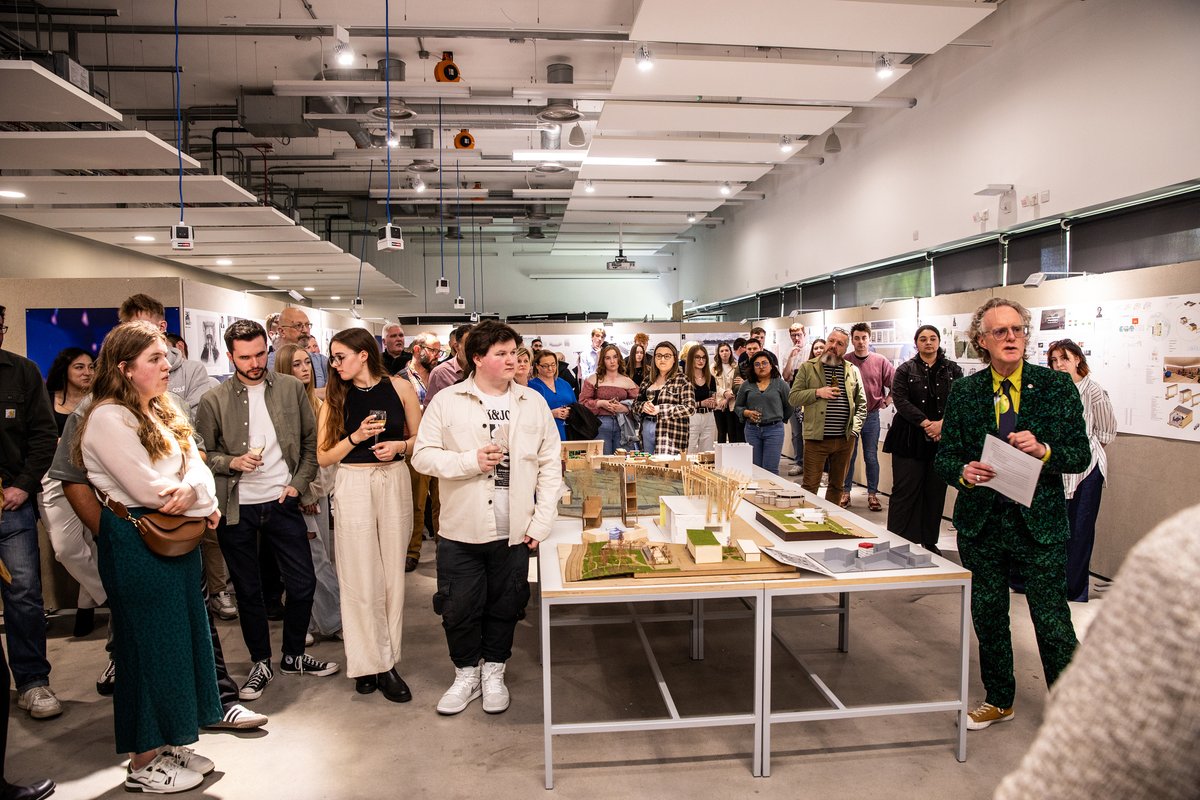 Students from the Scott Sutherland School of Architecture and Built Environment have been presenting their own visions of the future at the End of Year Show. @funarchitect opened the event which runs until August. 📸 Martin Parker, Gatehouse Design Agency.