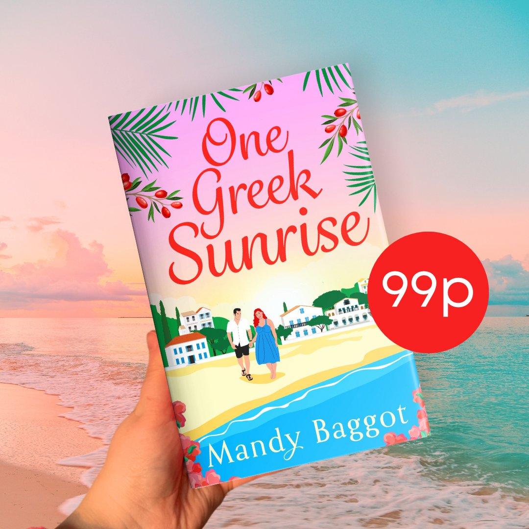 ⭐️ 99p DEAL ⭐️ Jet off to gorgeous Greece with @mandybaggot! ✈️ Her uplifting summer romance #OneGreekSunrise is currently just 99p! ☀️ Start reading here: mybook.to/greeksunriseso…