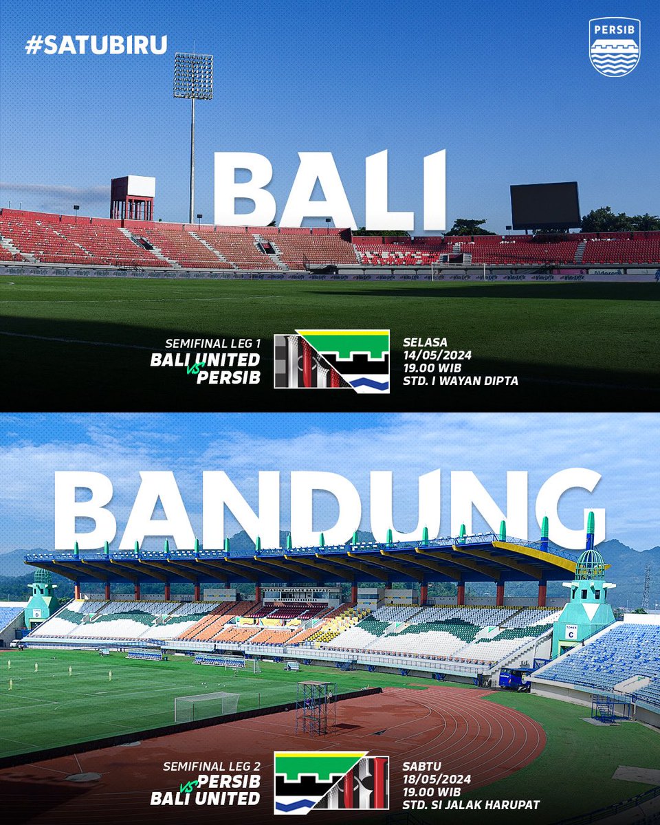 Perjuangan #PERSIB di Championship Series akan dimulai menghadapi Bali United 🔜 Satukan tekad, satukan semangat untuk #SatuBIRU PERSIB! 🔵🔥 #WeArePERSIB