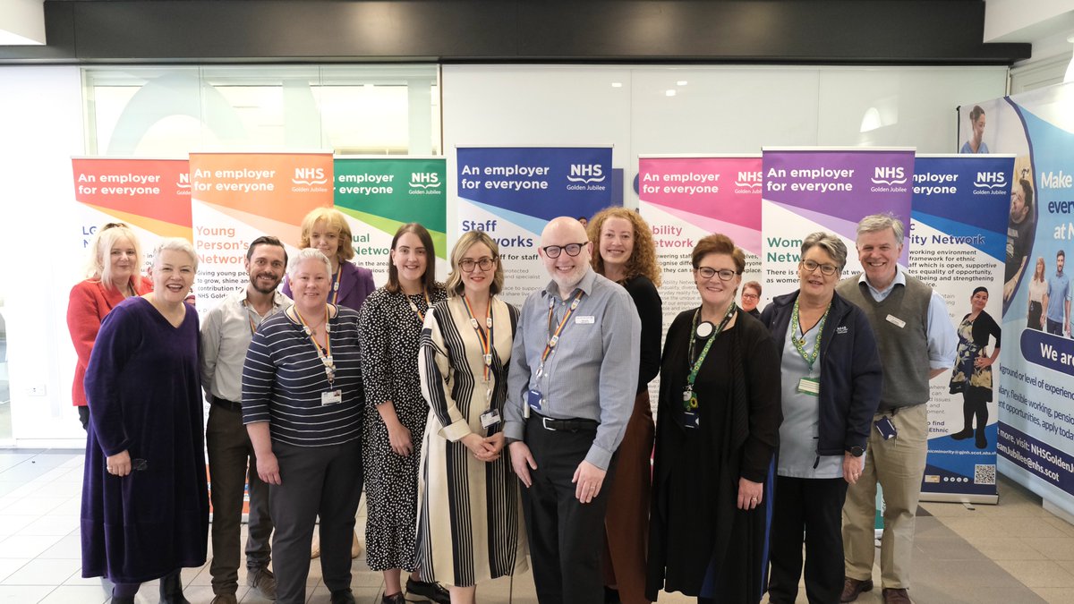 Today we are celebrating National Day for Staff Networks, and #TeamJubilee has several networks that provide our colleagues with a supportive group to have their voice heard.
For more information on our Staff Networks, 👉 nhsgoldenjubilee.co.uk/working-us/sup…
#StaffNetworksDay