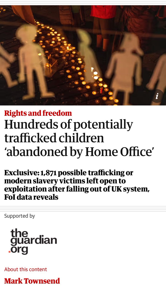 While Jenrick was occupying your screens this morning more horrors from his time as Immigration Minister were being revealed: nearly 2000 more lost children. This government are the biggest risk to children. theguardian.com/global-develop…