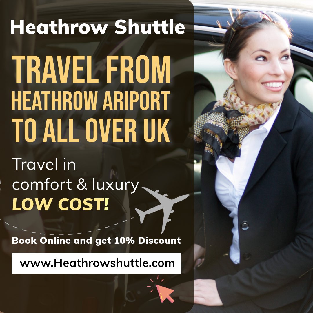 Travel 🧳 from Heathrow airport to all over UK with @heathrowshuttle 
 door to door private airport tranfers chauffeur service at low cost and with luxury ✨
Book with confidence.
Link in bio 🔗 

Heathrowshuttle.com

#travel #transport #transportation #traveluk