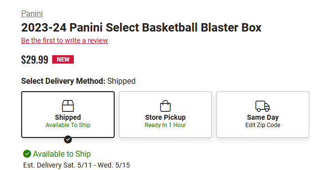 Select NBA blasters $29.99 at Scheels. Ships in sealed cases: #ad scheels.sjv.io/eKzxj1