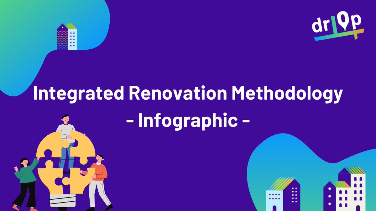 Everyone knows what #renovation means.

But drOp wants to go further and create a methodology based on an integrated approach💡
Goal: turn #socialhousing #neighborhoods into inclusive and smart communities.

Get the full picture➡️tinyurl.com/mpddesvm