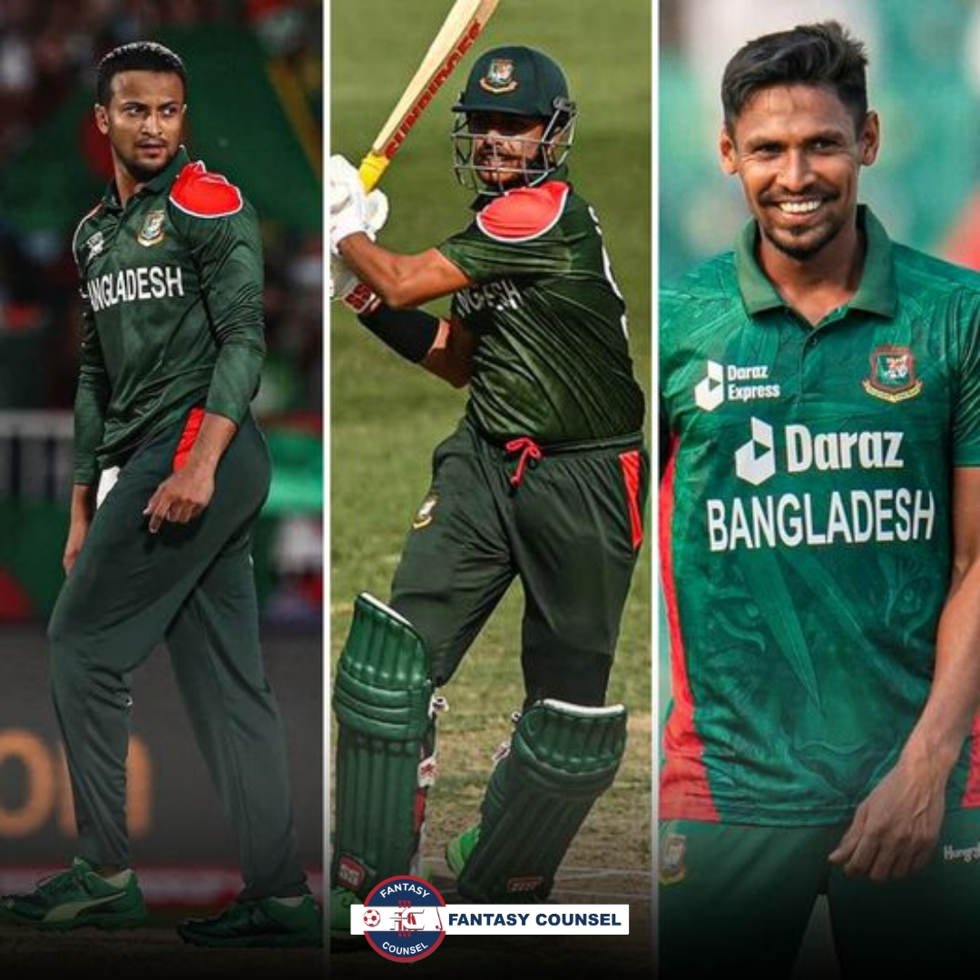 🚨NEWS ALERT🚨: Shakib Al Hasan, Soumya Sarkar, and Mustafizur Rahman have been added to the Bangladesh squad for the last two T20Is against Zimbabwe.
.
.
.
.
.
.
.
#Cricket #fantasycounsel #Bangladesh #ShakibAhHasan #SoumyaSarkar #MustafizurRahman #BANvZIM