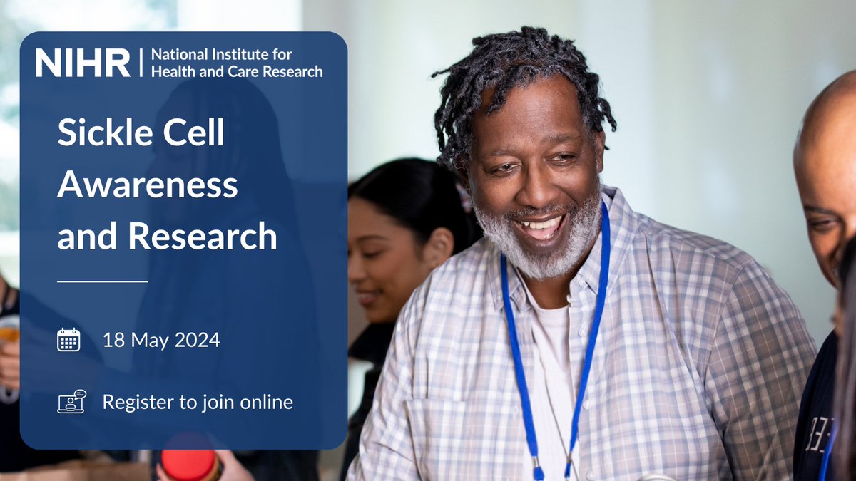 You still have time to register for our upcoming sickle cell event online.

Tickets for the in-person event have now sold out but we still have spaces left to join the livestream.

🗓️ 18 May 2024
💻 Online

More details: eventbrite.co.uk/e/london-sickl…

#SickleCell #BePartOfResearch